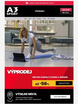 akční leták A3 SPORT 20.1.2021-29.1.2021