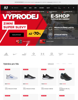 akční leták A3 SPORT 20.1.2021-26.1.2021