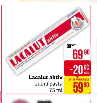Lacalut aktiv zubní pasta