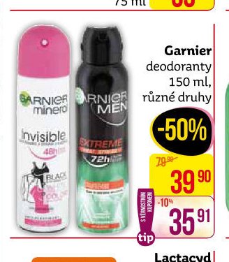 Garnier deodoranty