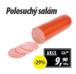 Polosuchý salám