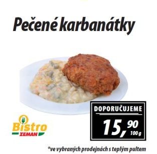 Pečené karbanátky