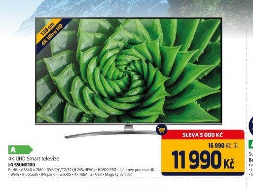4K UHD Smart televize LG 55UN8100