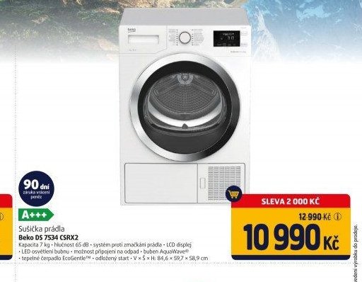 Sušička prádla Beko DS 7534 CSRX2
