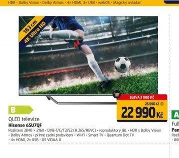 QLED televize Hisense 65U7QF