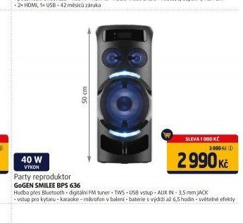 Party reproduktor GOGEN SMILEE BPS 636