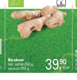 Bio zázvor