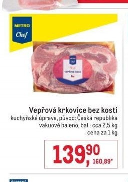 Vepřová krkovice bez kosti