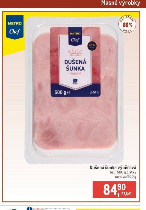 Dušená šunka výběrová