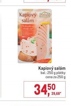 Kapiový salám