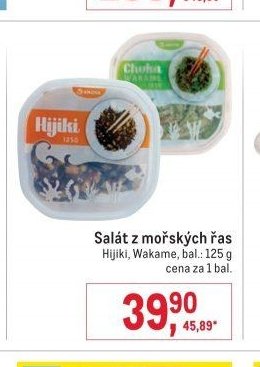Salát z mořských řas