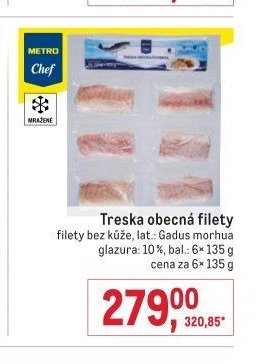 Treska obecná filety