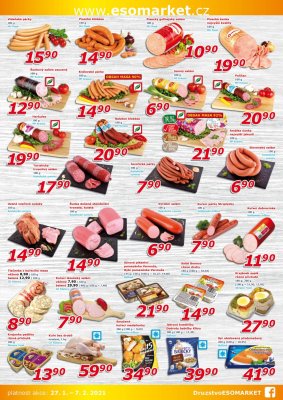 akční leták ESO MARKET 27.1.2021-7.2.2021