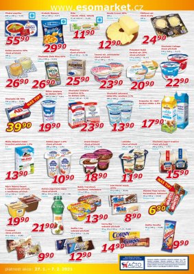 akční leták ESO MARKET 27.1.2021-7.2.2021
