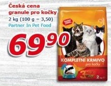Granule pro kočky Česká cena