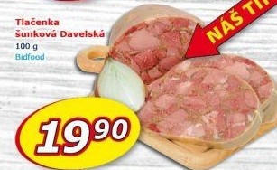 Tlačenka šunková davelská