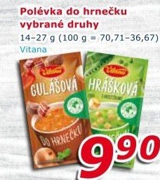 Instantní polévka do hrnečku Vitana