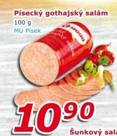 Salám Gothaj Maso uzeniny Písek