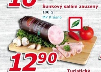 Salám šunkový zauzený Krásno