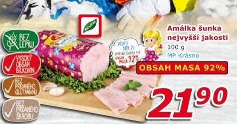 Šunka Amálka nejvyšší jakosti Krásno