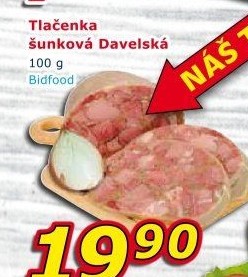 Tlačenka šunková davelská