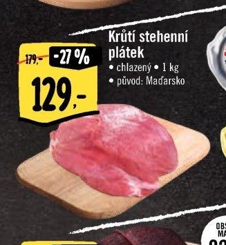 Krůtí stehenní plátek