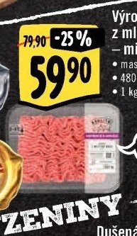 Výrobek z mletého masa mix