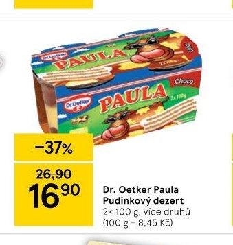 Dr. Oetker Paula Pudinkový dezert