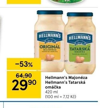 Hellmann's Majonéza / Hellmann's Tatarská omáčka