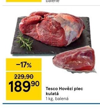 Tesco Hovězí plec kulatá