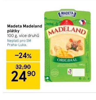 Madeta Madeland plátky