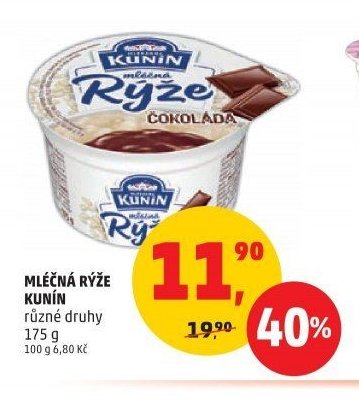 MLÉČNÁ RÝŽE KUNÍN