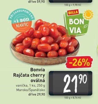 Bonvia Rajčata cherry oválná