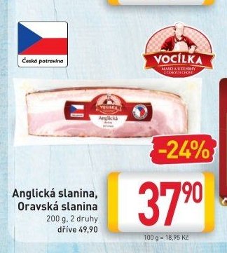 Anglická slanina, Oravská slanina