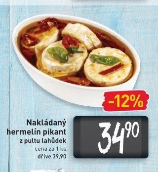 Nakládaný hermelín pikant