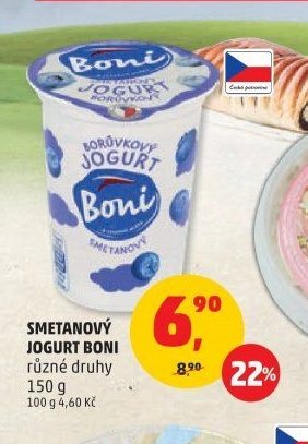 SMETANOVÝ JOGURT BONI