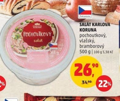 SALÁT KARLOVA KORUNA