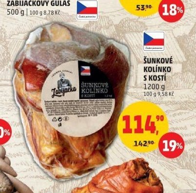 ŠUNKOVÉ KOLÍNKO S KOSTÍ