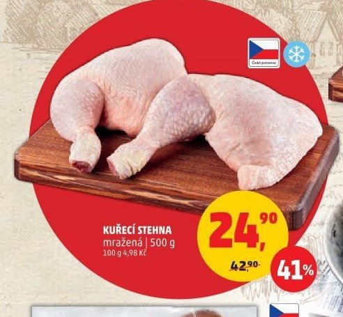 KUŘECÍ STEHNA mražená