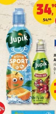 JUPÍK, JUPÍK AQUA SPORT různé druhy 0,33/0,5 l