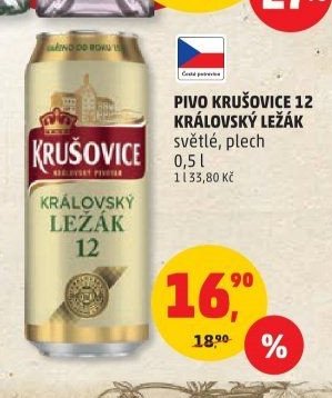 PIVO KRUŠOVICE 12 KRÁLOVSKÝ LEŽÁK