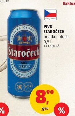 PIVO STAROČECH nealko, plech