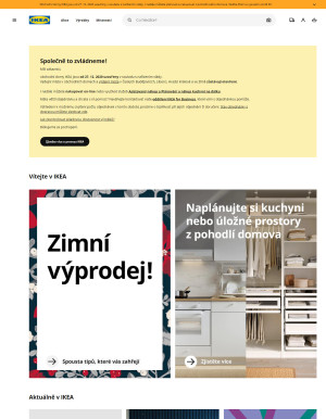 akční leták IKEA 27.1.2021-2.2.2021