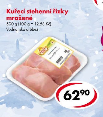 Kuřecí stehenní řízky mražené