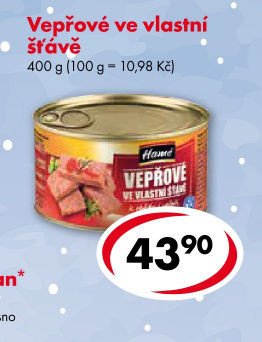 Vepřové ve vlastní šťávě