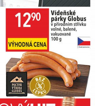 Vídeňské párky Globus