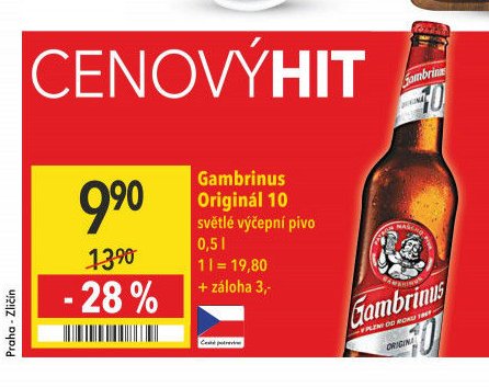 Gambrinus Originál 10