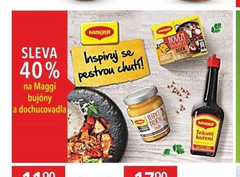 Maggi bujóny a dochucovadla