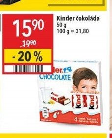 Kinder čokoláda