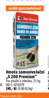 Hmota samonivelační „S 200 Premium“